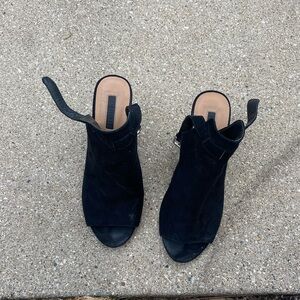 Forever 21 black wedges, size 6